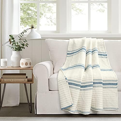 Cozy Farmhouse Stripe Blanket