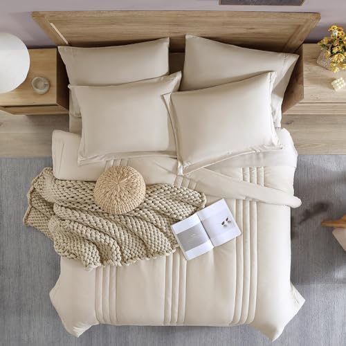 Full Comforter Set 7 Piece - Best for Winter Summer - Soft Durable