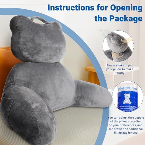 Ergonomic Reading Pillow for Adults - Soft Durable