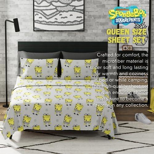 SpongeBob SquarePants Microfiber Queen Bedding Set