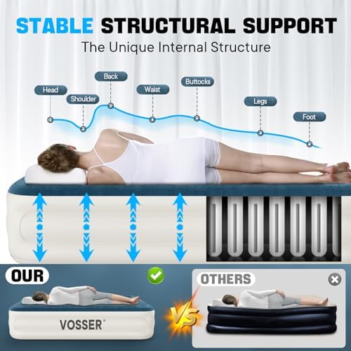 Queen Air Mattress with Built-in Pump