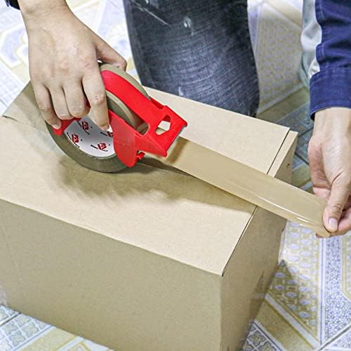 3-Roll Heavy Duty Brown Packing Tape for Moving Shipping