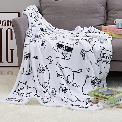 Cat Lightweight Throw for Warmth Cozy Settings