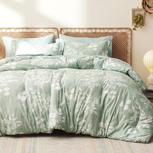 Floral Sage Green Bed in a Bag