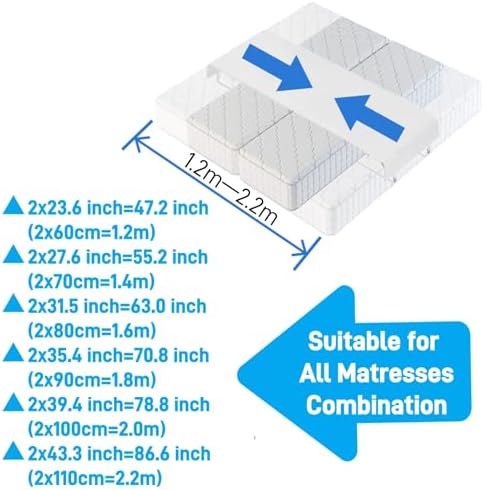 Bed Bridge Twin to King Mattress Converter