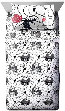 Jay Franco Disney Nightmare Before Christmas Moonlight Twin Bed Set