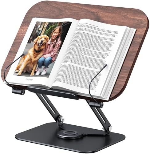 Ergonomic 360 Adjustable Book Stand for Comfortable Reading
