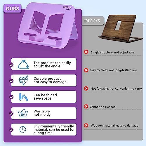 Stylish Lightweight Book Stand for Kids Adults Durable Water Repistant