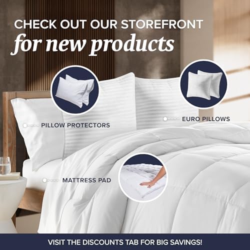 Beckham Hotel Collection Cooling Gel Memory Pillow Set - Queen Size