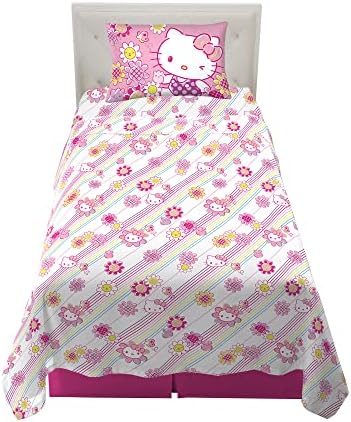 Franco Kids Bedding Super Soft Microfiber Sheet Set Twin Hello Kitty