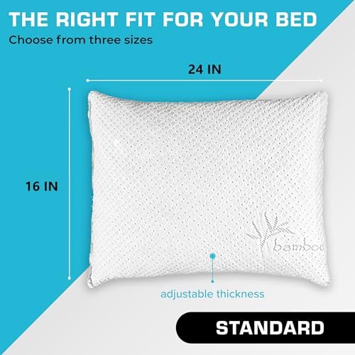Adjustable Memory Foam Pillow for Side Back Stomach Sleepers
