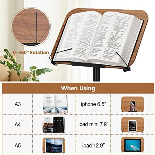 Nisorpa Portable Floor Stand with Elastic Clips