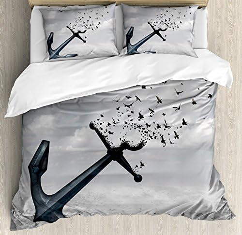 Ambesonne Birds Duvet Cover Set