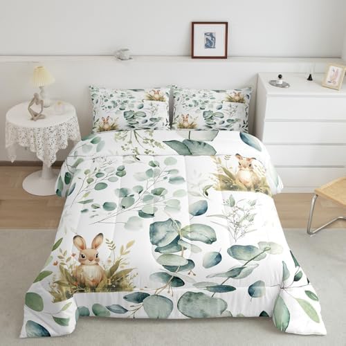 Erosebridal 7-Piece Bunny Bedding Comforter Set