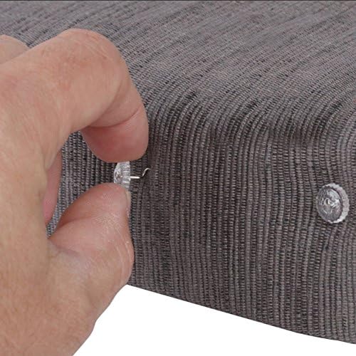 60 Pcs Upholstery Tacks Clear Heads Twist Pins for Bedskirts