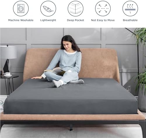 Bedsure Fitted Sheet Premium Queen Size