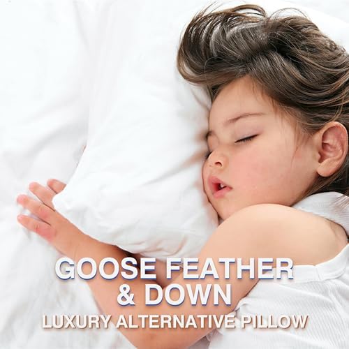 Luxury Goose Feather Pillow with 60 Down Fill