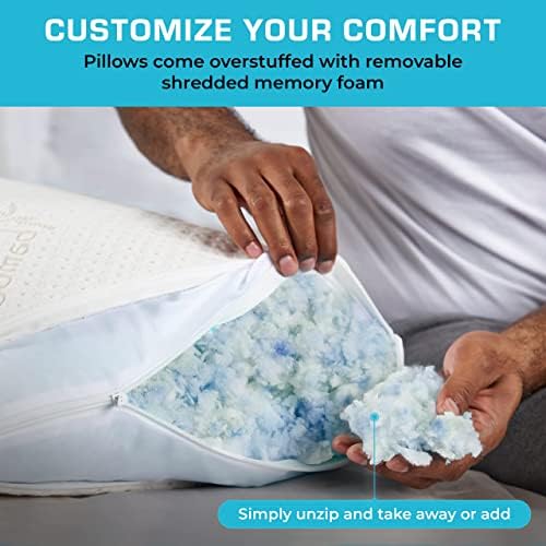 Adjustable Memory Foam Pillow for Side Back Stomach Sleepers