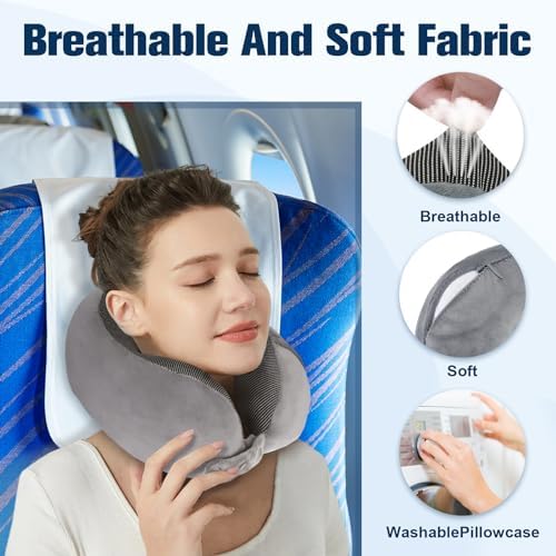 Memory Foam Travel Pillow
