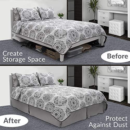 Luxury Bed Skirt for California King Bed