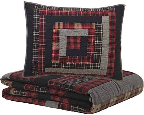 VHC Brands Rustic Country Quilt Set for Twin Beds