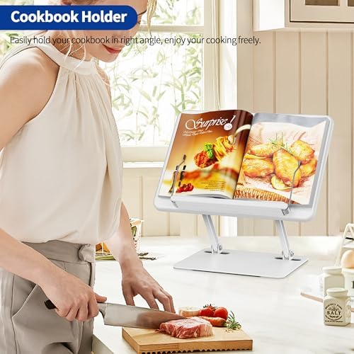 Adjustable Book Holder for Tablets Laptops Ergonomic Design