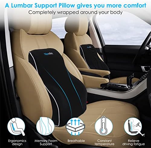Adjustable Lumbar Pillow for Office Chairs and Cars