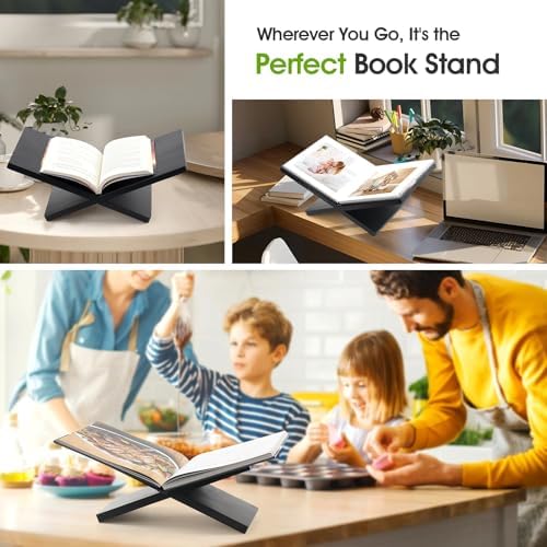 Elevate Your Reading Onzsiefa X-Shaped Book Stand