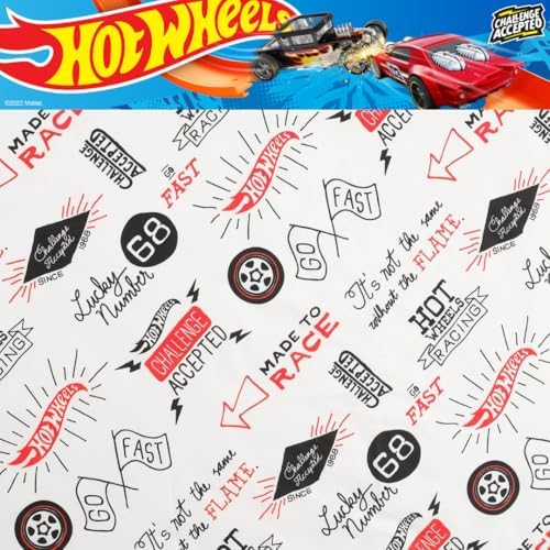 Franco Hot Wheels Kids 3-Piece Sheet Set Twin