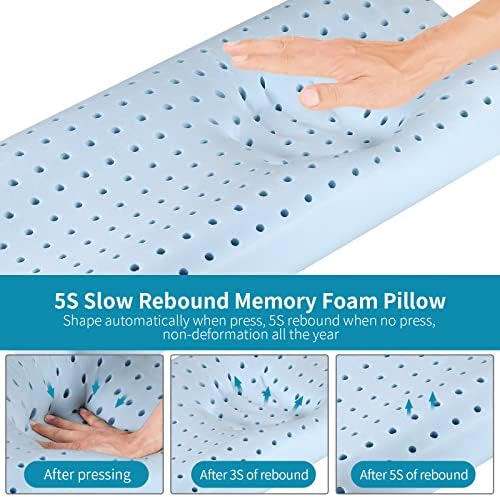 Memory Foam Neck Pillow for Ergonomic Support