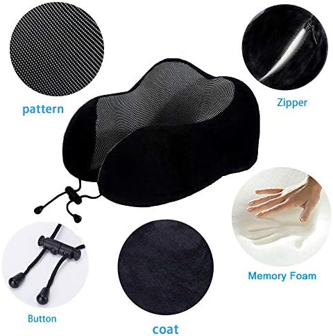 Adjustable Memory Foam Travel Pillow