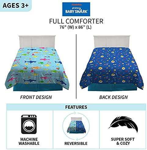 FRANCO BABY SHARK COMFORTER