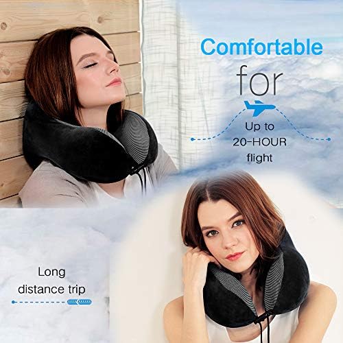 Adjustable Memory Foam Travel Pillow