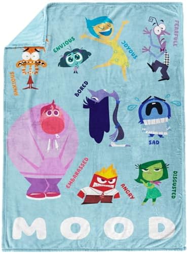 Perfect for Kids Inside Out Plush Throw Blanket
