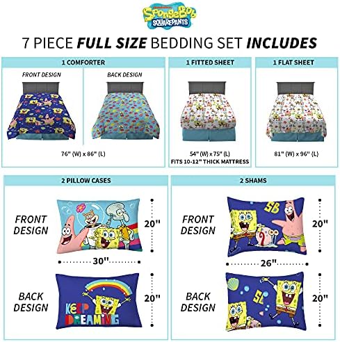 SpongeBob Super Soft Bedding Set Twinsfull Size Piece Reviewed