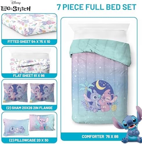 Lilo Stitch Full-Size Comforter Set - Cozy Fun