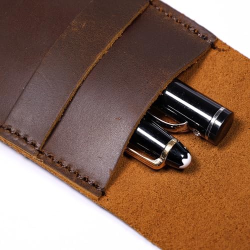 DK86 Genuine Leather Pen Case Holder Country Road