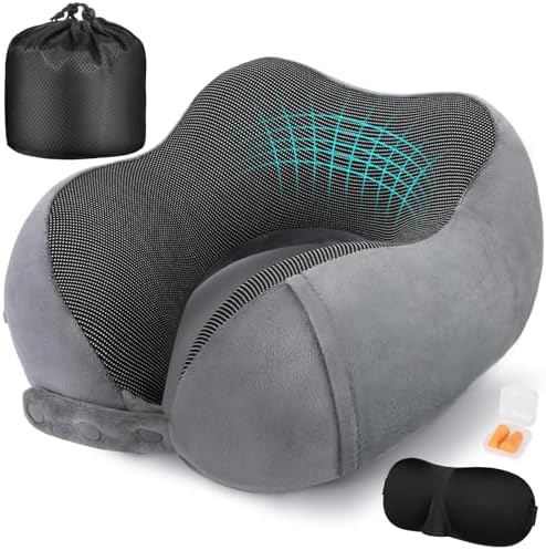 Memory Foam Travel Pillow