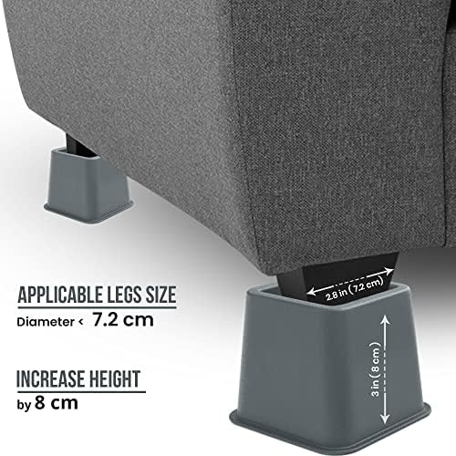 Utopia Bed Risers - Adjust for Perfect Sleep