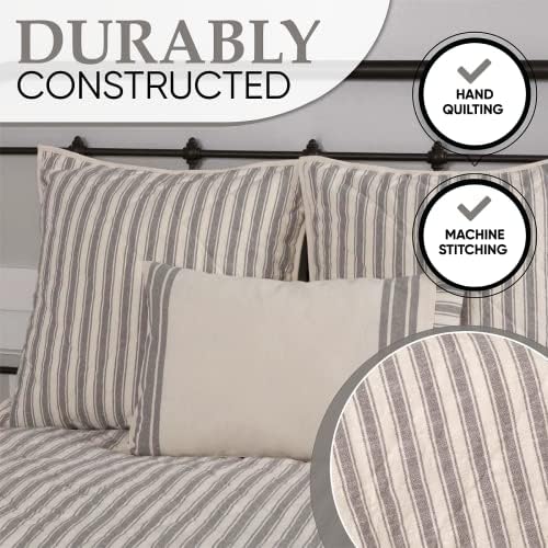 Market Place Gray California King Quilt