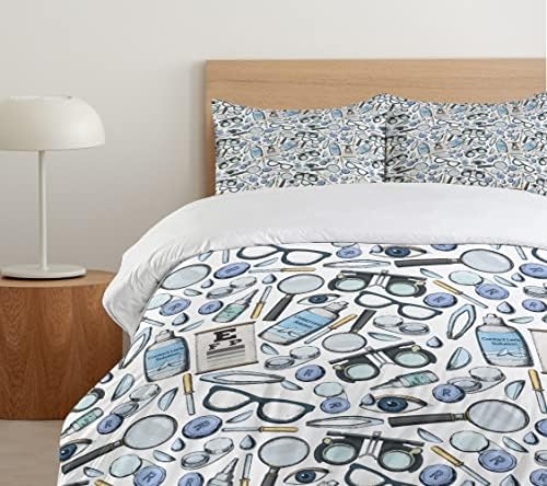 Ambesonne Eye Chart Bedding Set