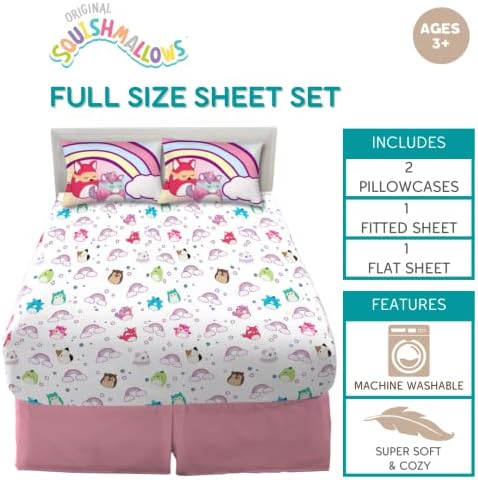Squishmallows Super Soft Microfiber Bedding Set