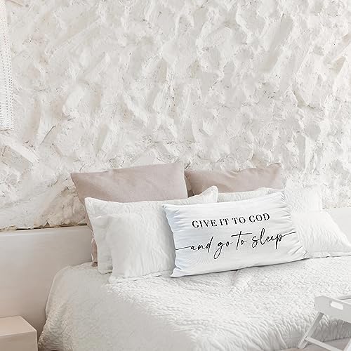 Knibeo 12x20 Flannel Pillow Cover White 1