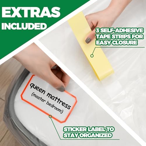 Queen Mattress Bag - Waterproof Storage for Moving