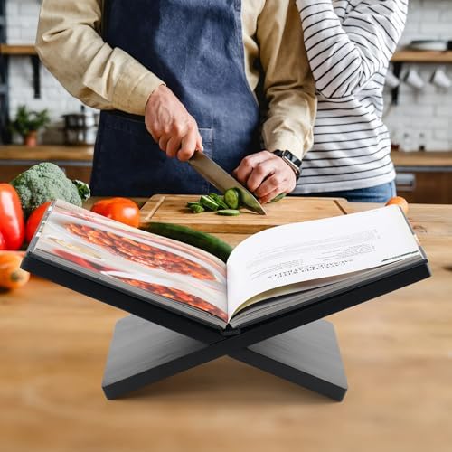 Elevate Your Reading Onzsiefa X-Shaped Book Stand