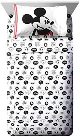Jay Franco Disney Mickey Mouse Twin Bed Set - Soft Cozy