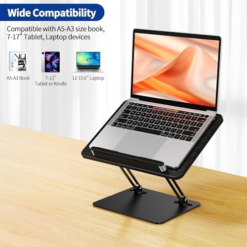 Ergonomic Book Holder Adjustable for Laptops Tablets