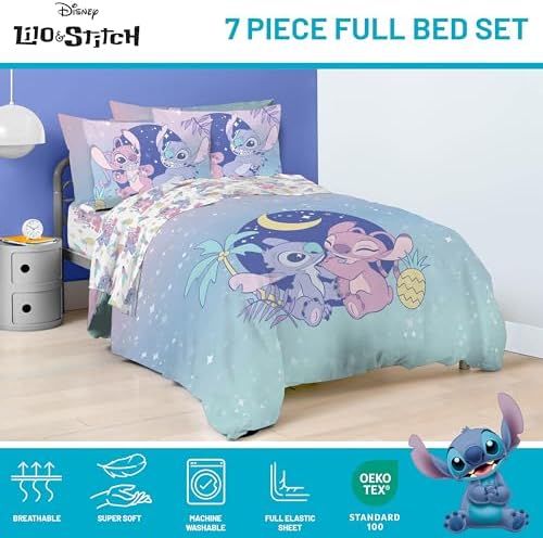 Lilo Stitch Full-Size Comforter Set - Cozy Fun