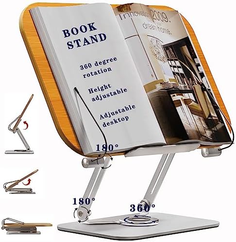 Book Stand for Reading Hands-Free