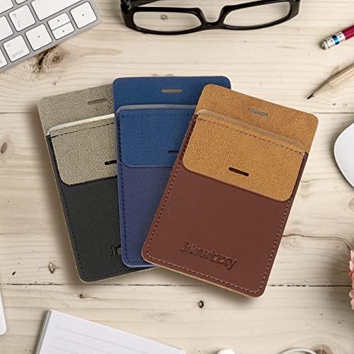 3-Piece Leather Pen Protector Pouch for Men - Pennies and Notes